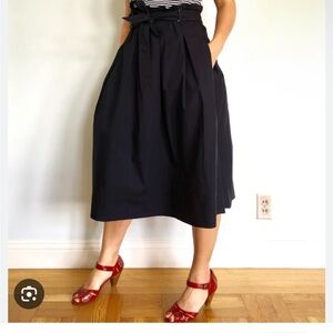 Uniqlo Navy A-Line Skirt